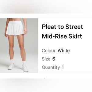 Lululemon Skirt
